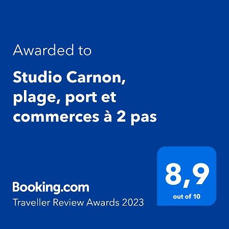 Studio Carnon, Plage, Port Et Commerces A 2 Pas Exteriör bild